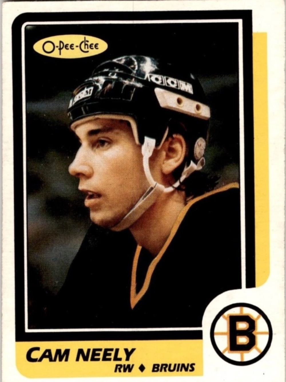 🇨🇦NOW $3🍀 Cam Neely 1986/87 O-Pee-Chee Boston Bruins Hockey Card
